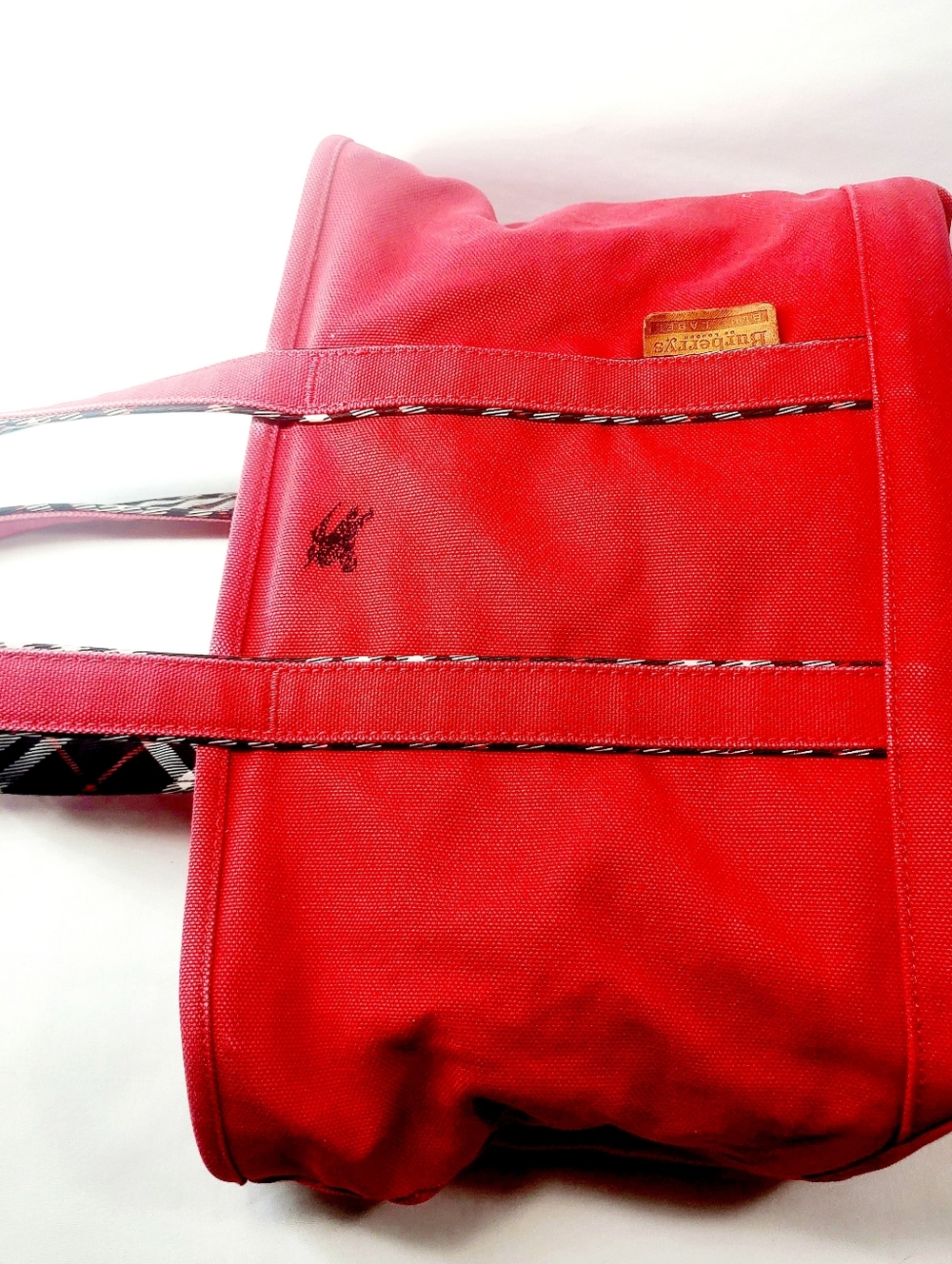 Burberry Canvas Leather Shoulder Bag - Picture 7 of 9